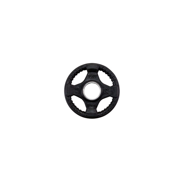 Body-Solid Tools - Oly Plate Black Grip ORT - Rubber/Hand Grip/Oly Plates Individual - Home Gyms HQ