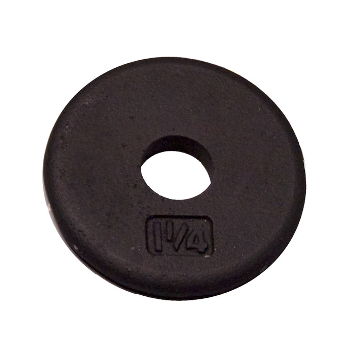 Body-Solid Tools - Standard Plate Cast RPB - Individual Cast Black 1" Hole Plates