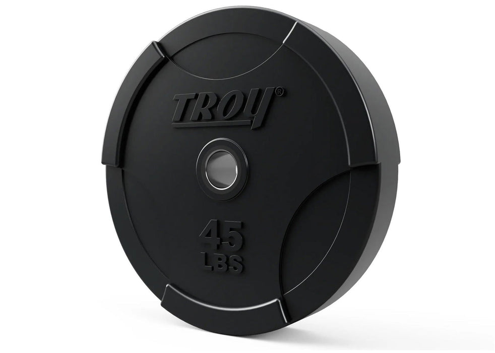 Troy - BO-SBP - Black Olympic Solid Bumper Plate Rubber - Home Gyms HQ