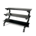 VTX - VERTPAC-SDU75 - 3 TIER SHELF RACK W/ 15 PAIR URETHANE DBS - Home Gyms HQ - 