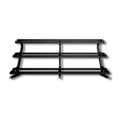 VTX - VERTPAC-SDR100 - 3 TIER RAIL RACK W/ 20PR RUBBER DBS - Home Gyms HQ - 