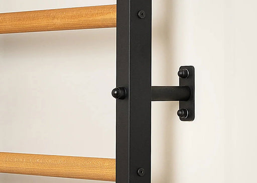 BenchK 211 B/W A204/A076- Series 2 - BenchK wall bars with an adjustable pull-up bar, a removable BenchTop used as a desk - Home Gyms HQ - 