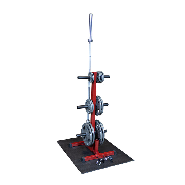 Best Fitness - Storage BFWT10 - Olympic Plate Tree and Bar Holder (Holder Only)