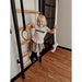 BenchK 221 B/W - A076/A204 - Series 2 - BenchK wall bars with a fixed steel 6-grip pull-up bar and gymnastic accessories - Home Gyms HQ