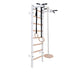 BenchK 221 B/W - A076/A204 - Series 2 - BenchK wall bars with a fixed steel 6-grip pull-up bar and gymnastic accessories - Home Gyms HQ