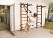 BenchK 221 B/W - Series 2 - BenchK wall bars with a fixed steel 6-grip pull-up bar - Home Gyms HQ