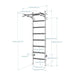 BenchK 221 B/W - Series 2 - BenchK wall bars with a fixed steel 6-grip pull-up bar - Home Gyms HQ