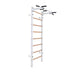 BenchK 221 B/W - Series 2 - BenchK wall bars with a fixed steel 6-grip pull-up bar - Home Gyms HQ