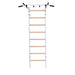 BenchK 221 B/W - Series 2 - BenchK wall bars with a fixed steel 6-grip pull-up bar - Home Gyms HQ