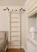 BenchK 221 B/W - Series 2 - BenchK wall bars with a fixed steel 6-grip pull-up bar - Home Gyms HQ