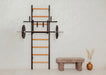 BenchK 231 B/W - Series 2 - BenchK wall bars with a convertible steel 6-grip pull-up bar that can also be used as a barbell holder - Home Gyms HQ