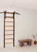 BenchK 231 B/W - Series 2 - BenchK wall bars with a convertible steel 6-grip pull-up bar that can also be used as a barbell holder - Home Gyms HQ
