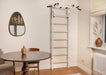 BenchK 231 B/W - Series 2 - BenchK wall bars with a convertible steel 6-grip pull-up bar that can also be used as a barbell holder - Home Gyms HQ