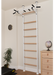 BenchK 521 B/W- Series 5 - BenchK wall bars that allow floor-to-ceiling mounting or the standard wall installation with a fixed steel 6-grip pull-up bar - Home Gyms HQ
