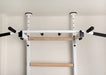 BenchK 521 B/W- Series 5 - BenchK wall bars that allow floor-to-ceiling mounting or the standard wall installation with a fixed steel 6-grip pull-up bar - Home Gyms HQ