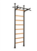 BenchK 521 B/W- Series 5 - BenchK wall bars that allow floor-to-ceiling mounting or the standard wall installation with a fixed steel 6-grip pull-up bar - Home Gyms HQ