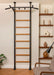BenchK 521 B/W- Series 5 - BenchK wall bars that allow floor-to-ceiling mounting or the standard wall installation with a fixed steel 6-grip pull-up bar - Home Gyms HQ