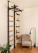 BenchK 521 B/W- Series 5 - BenchK wall bars that allow floor-to-ceiling mounting or the standard wall installation with a fixed steel 6-grip pull-up bar - Home Gyms HQ