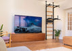 BenchK 522 B/W- Series 5 - BenchK wall bars that allow floor-to-ceiling mounting or the standard wall installation with a fixed steel 6-grip pull-up bar and a dip bar with back support - Home Gyms HQ