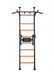 BenchK 522 B/W- Series 5 - BenchK wall bars that allow floor-to-ceiling mounting or the standard wall installation with a fixed steel 6-grip pull-up bar and a dip bar with back support - Home Gyms HQ