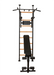 BenchK 523 B/W- Series 5 - BenchK wall bars that allow floor-to-ceiling mounting or the standard wall installation with a fixed steel 6-grip pull-up bar, a dip bar with back support and an advanced workout bench - Home Gyms HQ - 