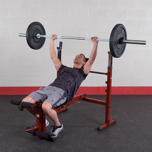 Best Fitness - Bench BFOB10R - Olympic Bench w. Leg Developer - Home Gyms HQ