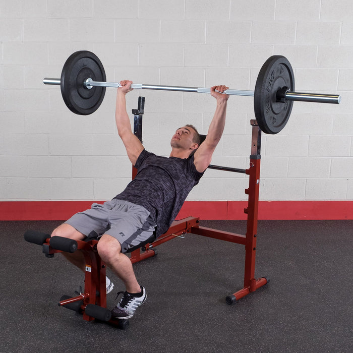Best Fitness - Bench BFOB10R - Olympic Bench w. Leg Developer - Home Gyms HQ