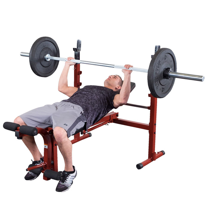 Best Fitness - Bench BFOB10R - Olympic Bench w. Leg Developer - Home Gyms HQ