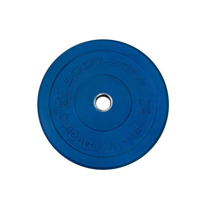 Body-Solid Tools - Bumper Plate Black Ext OBPX/OBPXC - Home Gyms HQ