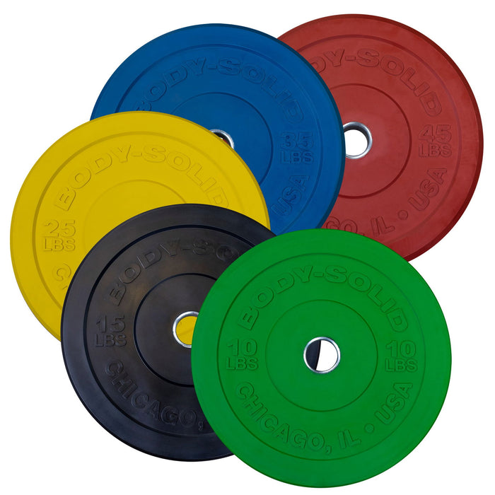 Body-Solid Tools - Bumper Plate Black Ext OBPX/OBPXC - Home Gyms HQ