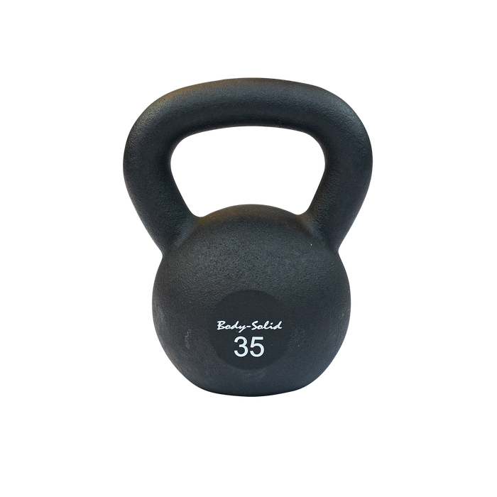 Body-Solid Tools - Kettlebell Cast KBR - Cast Powder Coated KettleBells - Home Gyms HQ