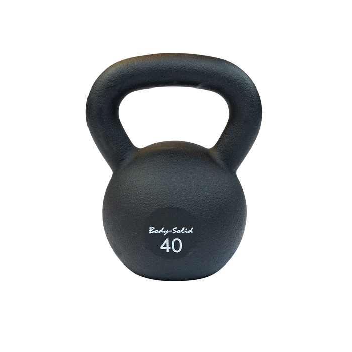 Body-Solid Tools - Kettlebell Cast KBR - Cast Powder Coated KettleBells - Home Gyms HQ