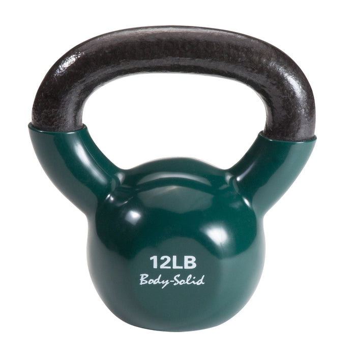 Body-Solid Tools - Kettlebell Vinyl KBV - Vinyl Coated Kettle Bells - Home Gyms HQ