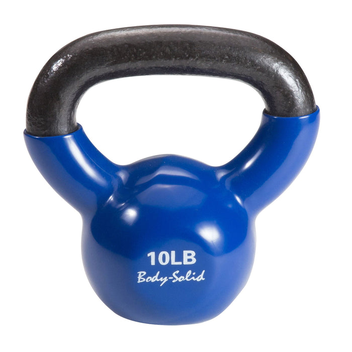 Body-Solid Tools - Kettlebell Vinyl KBV - Vinyl Coated Kettle Bells - Home Gyms HQ