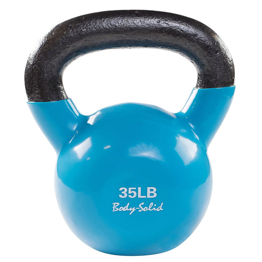 Body-Solid Tools - Kettlebell Vinyl KBV - Vinyl Coated Kettle Bells - Home Gyms HQ