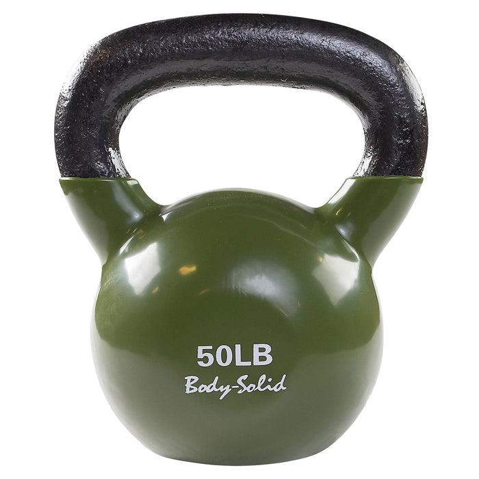 Body-Solid Tools - Kettlebell Vinyl KBV - Vinyl Coated Kettle Bells - Home Gyms HQ
