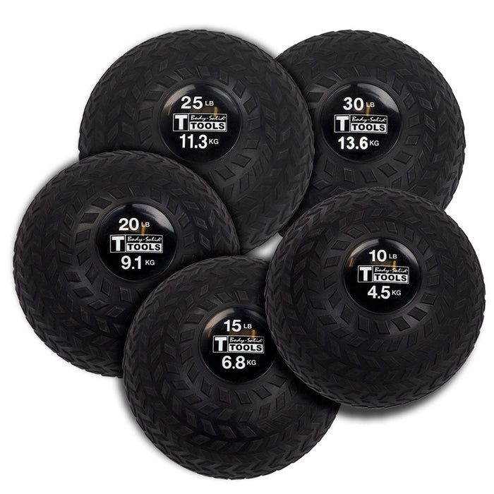Body-Solid Tools - Med Ball Slam Ball BSTTT - Premium Tire Tread Slam Ball - Home Gyms HQ
