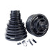 Body-Solid Tools - Oly Plate Black Grip ORST - Rubber/Hand Grip/Oly Plate 255LBS - Home Gyms HQ