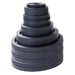 Body-Solid Tools - Oly Plate Cast  OPB - Black Cast Oly Plates - Home Gyms HQ