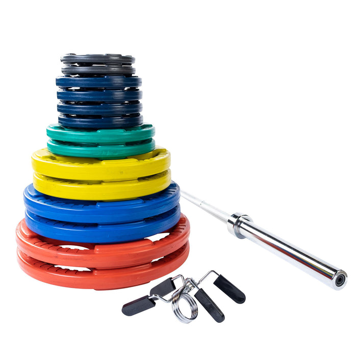 Body-Solid Tools - Oly Plate Color Grip ORC - Individual Color Rubber Grip Oly Plates - Home Gyms HQ