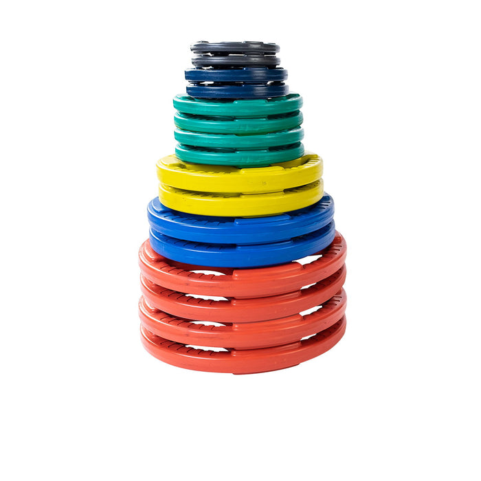 Body-Solid Tools - Oly Plate Color Grip ORC - Individual Color Rubber Grip Oly Plates - Home Gyms HQ