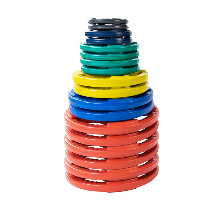 Body-Solid Tools - Oly Plate Color Grip ORC - Individual Color Rubber Grip Oly Plates - Home Gyms HQ