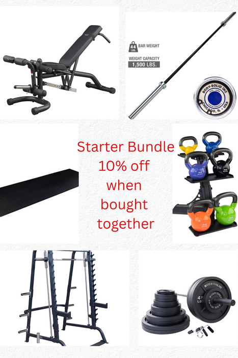 Build Your Dream Home Gym Today – Starter Kit Special - Add to cart to see discount of 10% Off Entire Set!