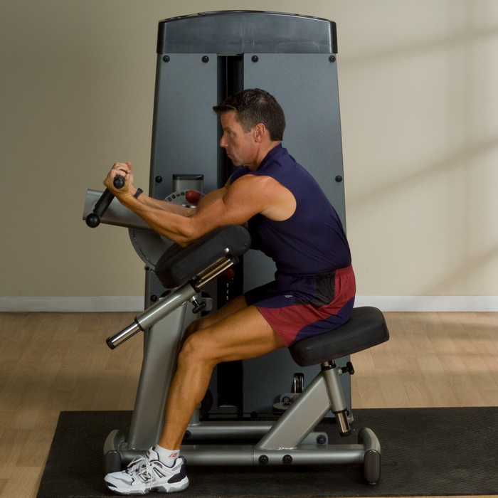 Pro Clubline - Arms DBTCSF - Dual Bi/Tricep Machine,  FREESTANDING, W 210LB STACK or 310LB STACK
