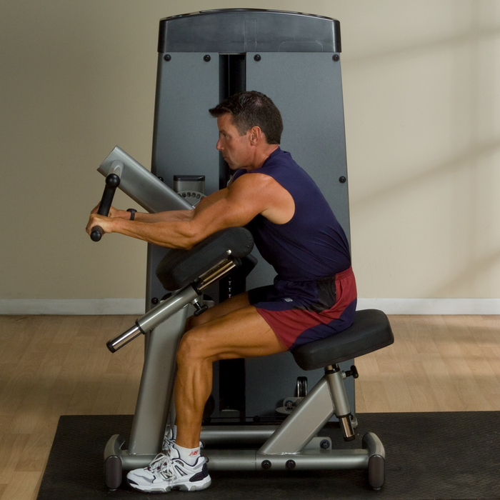 Pro Clubline - Arms DBTCSF - Dual Bi/Tricep Machine,  FREESTANDING, W 210LB STACK or 310LB STACK