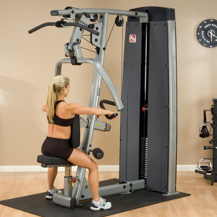 Pro Clubline - Chest/Lat DPLSSF - DUAL PRESS/LAT STATION-MACHINE, FREESTANDING 210LB STACK or 310LB Stack