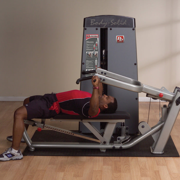 Pro Clubline - Chest DPRSSF - Dual FID Press-Machine, FREESTANDING W 210LB STACK or 310LB Stack
