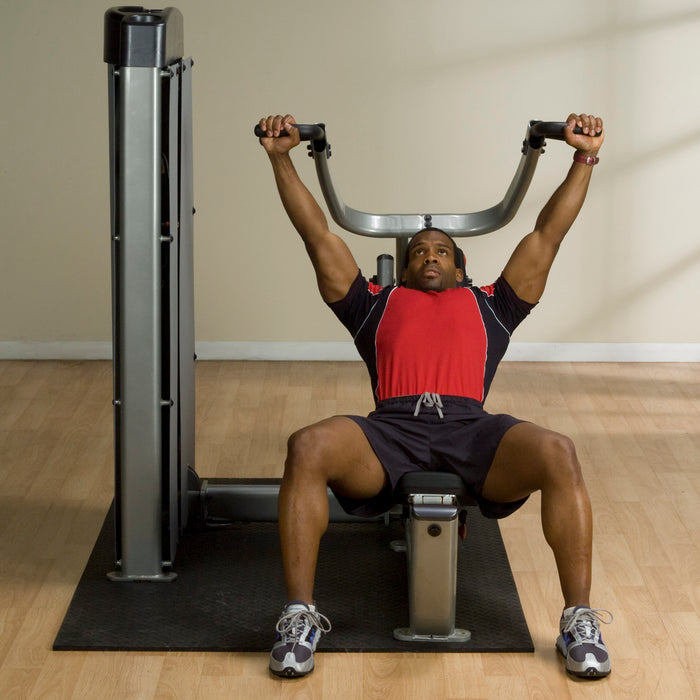 Pro Clubline - Chest DPRSSF - Dual FID Press-Machine, FREESTANDING W 210LB STACK or 310LB Stack