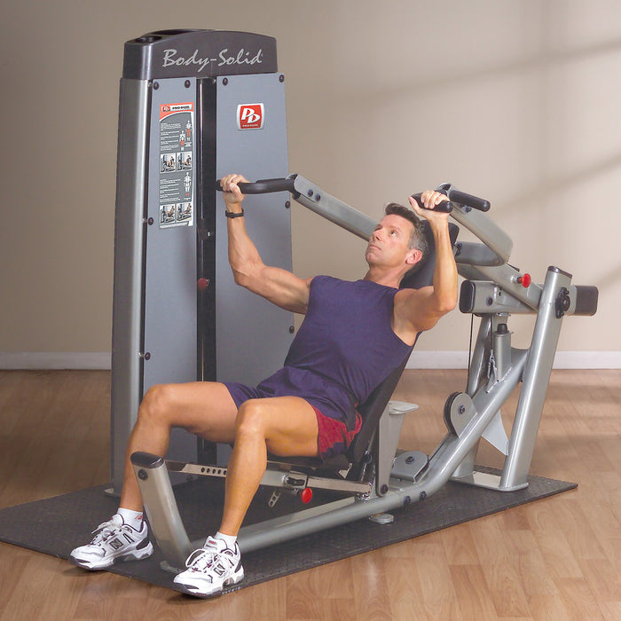 Pro Clubline - Chest DPRSSF - Dual FID Press-Machine, FREESTANDING W 210LB STACK or 310LB Stack