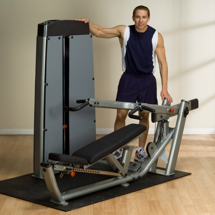 Pro Clubline - Chest DPRSSF - Dual FID Press-Machine, FREESTANDING W 210LB STACK or 310LB Stack
